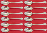 French Regency by Wallace Sterling Silver Teaspoon Set 12 pieces 6"