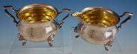 Georgian by Poole Sterling Silver Sugar and Creamer Set 2pc (#2541)