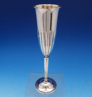 Asprey and Garrard Mid-Century Sterling Silver Champagne Flute 9 1/2" (#7906)