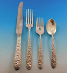 Southern Rose by Manchester Sterling Silver Flatware Set for 8 Service 35 pcs