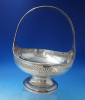Pansy by Unknown Sterling Silver Fruit Basket #62 Bright-Cut Pierced (#5834)