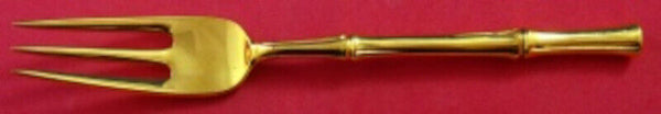 Bamboo Vermeil by Tiffany and Co Sterling Silver Salad Fork 3-Tine 6 3/4"