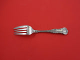 New King by Dominick and Haff Sterling Silver Cold Meat Fork massive 7 3/4"