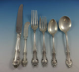 English Gadroon by Gorham Sterling Silver Flatware Set For 8 Service 53 Pieces