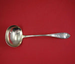 Newell Harding and Co Coin Silver Soup Ladle Pure Coin 12" Serving