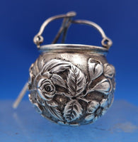 Repousse by Kirk Sterling Silver Tea Strainer French Style 6 1/2" x 2" (#8454)