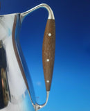 Michelsen Sterling Silver Danish Coffee Set 3pc w/ Wood Handle / Finial (#5130)