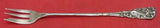 Hizen by Gorham Sterling Silver Cocktail Fork with Fish Motif Rounded End 6"