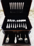 Corsage by Stieff Sterling Silver Floral Iris Flatware Set 8 Service 69 Pieces