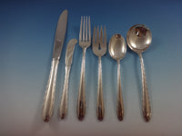 Silver Flutes by Towle Sterling Silver Flatware Set For 8 Service 54 Pieces