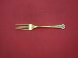 Adamas Vermeil Gold by Kirk Sterling Silver with Diamonds Dinner Fork 7 5/8"