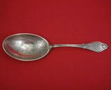 Armor by Whiting Sterling Silver Berry Spoon Bright-Cut Bowl 9" Serving Antique