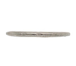 18k White Gold Wedding Band Ring Dated 1930 Size 7.25 Jewelry (#J7281)