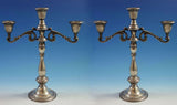 Angelique by International Sterling Silver Candelabra Pair #127/65 3-Lite #1890