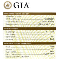 14k Art Deco .44ct Genuine Natural Diamond Men's Ring with GIA Report (#J6744)