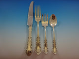Georgian Rose by Reed & Barton Sterling Silver Dinner 12 Flatware Set 76 Pieces