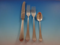 Pyramid by Lutz & Weiss German 800 Silver Dinner Flatware Set Service 58 PC Deco