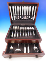 Southern Charm by Alvin Sterling Silver Flatware Set for 12 Service 63 pc Dinner