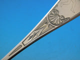 King William Engraved by Tiffany and Co Sterling Silver Pea Spoon GW Fluted
