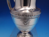 Rose Point by Wallace Sterling Silver Creamer #4615-9 7" Tall 9.3 ozt. (#8188)