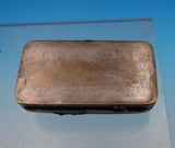 Silverplate Jewelry Box with Applied Animals Insects Partial Gilt 3 1/8" (#8987)