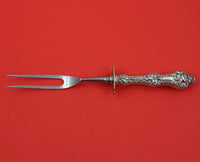 Old Orange Blossom by Alvin / Gorham Sterling Silver Steak Carving Fork 8 1/2"