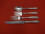 Normandie by Wallace Sterling Silver Regular Size Place Setting(s) 4pc