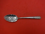 Candlelight by Towle Sterling Silver Berry Spoon Embossed Fruit In Bowl 8 1/2"