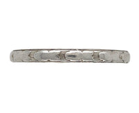 18k White Gold Wedding Band Ring Size 6.5 Jewelry (#J7284)