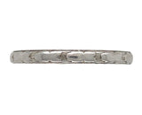 18k White Gold Wedding Band Ring Size 6.5 Jewelry (#J7284)