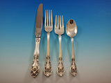 Chateau Rose by Alvin Sterling Silver Flatware Set for 12 Service 48 pieces