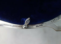 Mauser Sterling Silver Mirror Oval #1420 10" x 7" c.1920 (#5787)