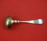 Bouquet by Durgin Sterling Silver Gravy Ladle Gold Washed 7 3/4" Serving