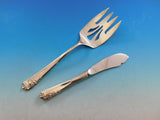 Garnet Rose by Lunt Sterling Silver Flatware Set for 8 Service 44 pieces Scarce