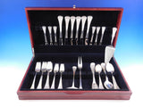 Romance by Bjorn Rosenthal Sterling Silver Flatware Set 51 pc Modernist Dinner