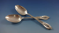 Rose Point by Wallace Sterling Silver Flatware Set For 8 Service 56 Pieces