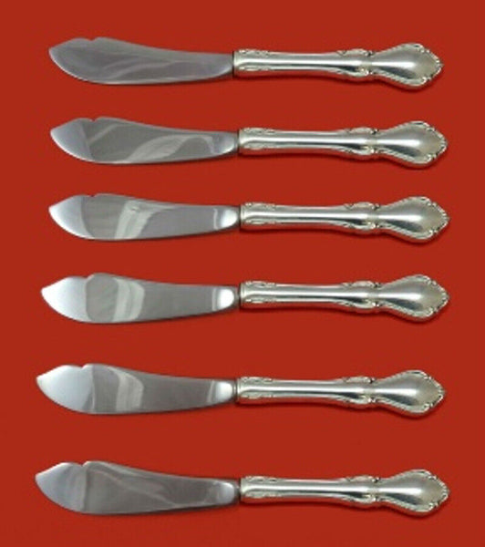 Hampton Court by Reed and Barton Sterling Silver Trout Knife Set 6pc HHWS Custom