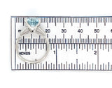 Platinum 2.51 Carat Cushion Cut Aquamarine Ring with Diamond Baguettes (#J6545)