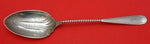 Dominick & Haff Sterling Silver Stuffing Spoon Brite Cut Twist Handle 11 1/4"