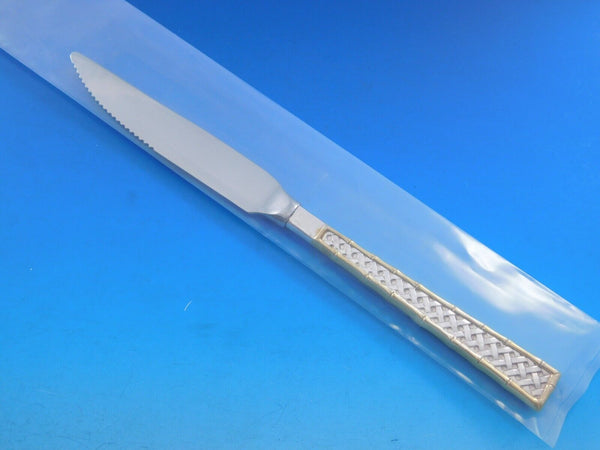 Golden Tradewinds by International Sterling Silver Steak Knife 9 1/2" HH Custom