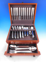 Normandie by Puiforcat Silverplate Flatware Set Service 63 pcs Dinner Unused
