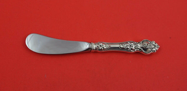 Violet by Wallace Sterling Silver Butter Spreader HH Paddle w/ applied "G"  6"