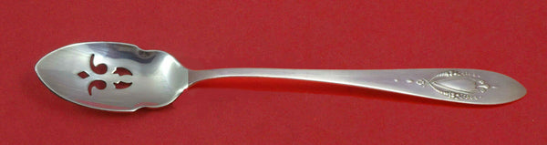 Mount Vernon By Lunt Sterling Silver Olive Spoon Pierced Long 7 3/8" Custom