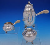Blossom by William L. deMatteo Sterling Silver Tea Set 3pc #64 (#3734)