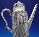 Susannah Brasted English Victorian Sterling Tea Set 6pc (#8990) Fabulous!