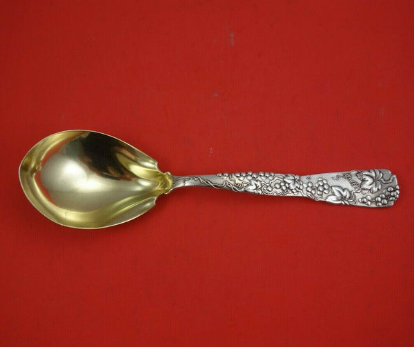 Vine by Tiffany and Co Sterling Silver Berry Spoon GW Pointed with Grapes 9 1/2"