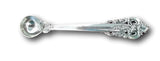 Grande Baroque by Wallace Sterling Silver Mustard Ladle Custom Made 4 3/4"
