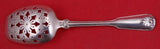 Shell and Thread by Tiffany and Co Sterling Tea Caddy Spoon hand pierced 6 1/8"