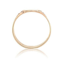 10k Gold Men's Signet Ring with Scroll Monogram Size 10.5 Jewelry (#J6640)