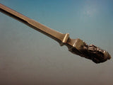 Bust by Gorham Sterling Silver Berry Spoon Gold Washed 3D Figural 8 5/8"